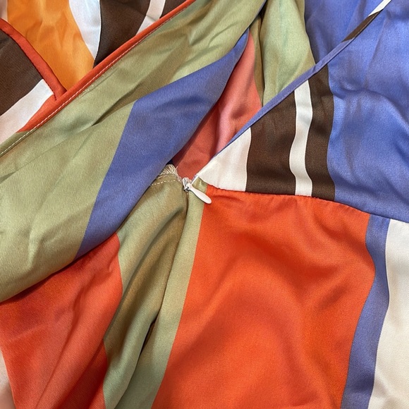 Zara printed tie front romper size large - Picture 9 of 10